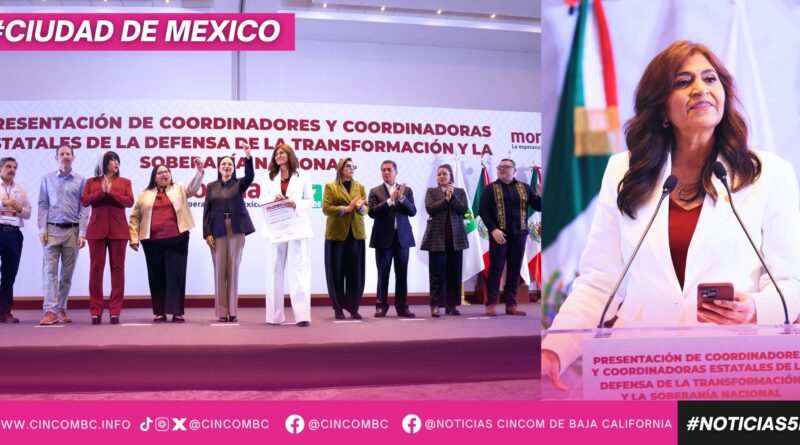 Nora Ruvalcaba Gámez, Coordinadora Estatal de la Defensa de la Transformación y la Soberanía Nacional en Aguascalientes