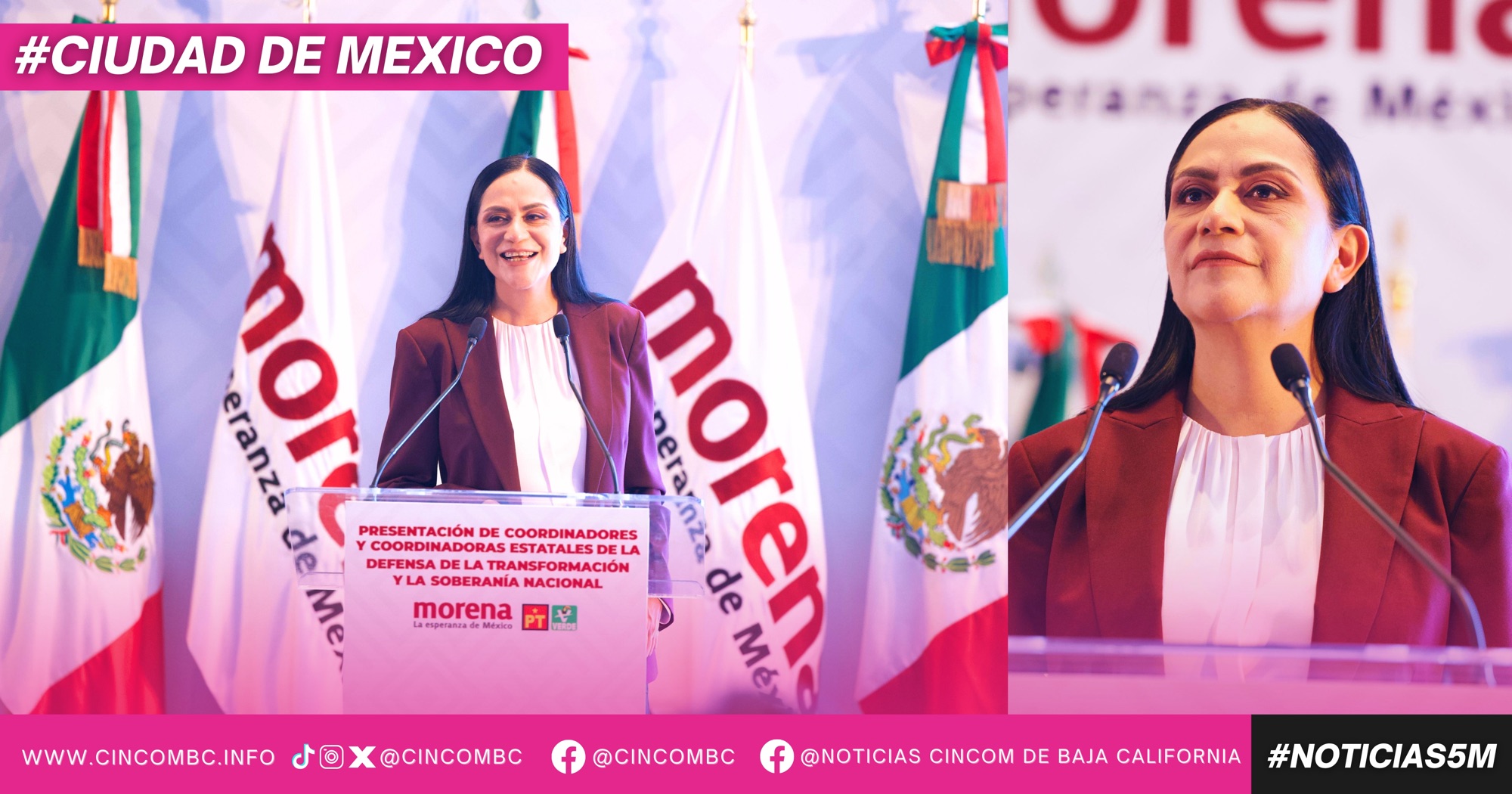Morena presenta las coordinaciones estatales de la Defensa de la Transformación y la Soberanía Nacional de cinco estados