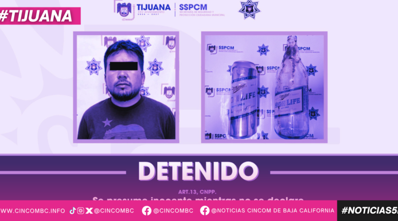 Asegura Policía Municipal a hombre por presunta corrupción de menores