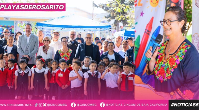 Presidenta Rocio Adame acompaña a niñas y niños en el inicio del ciclo escolar 2026-2027