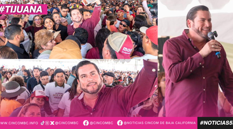 Ismael Burgueño encabeza primer Asamblea masiva en defensa de la Transformación y la soberanía en Tijuana
