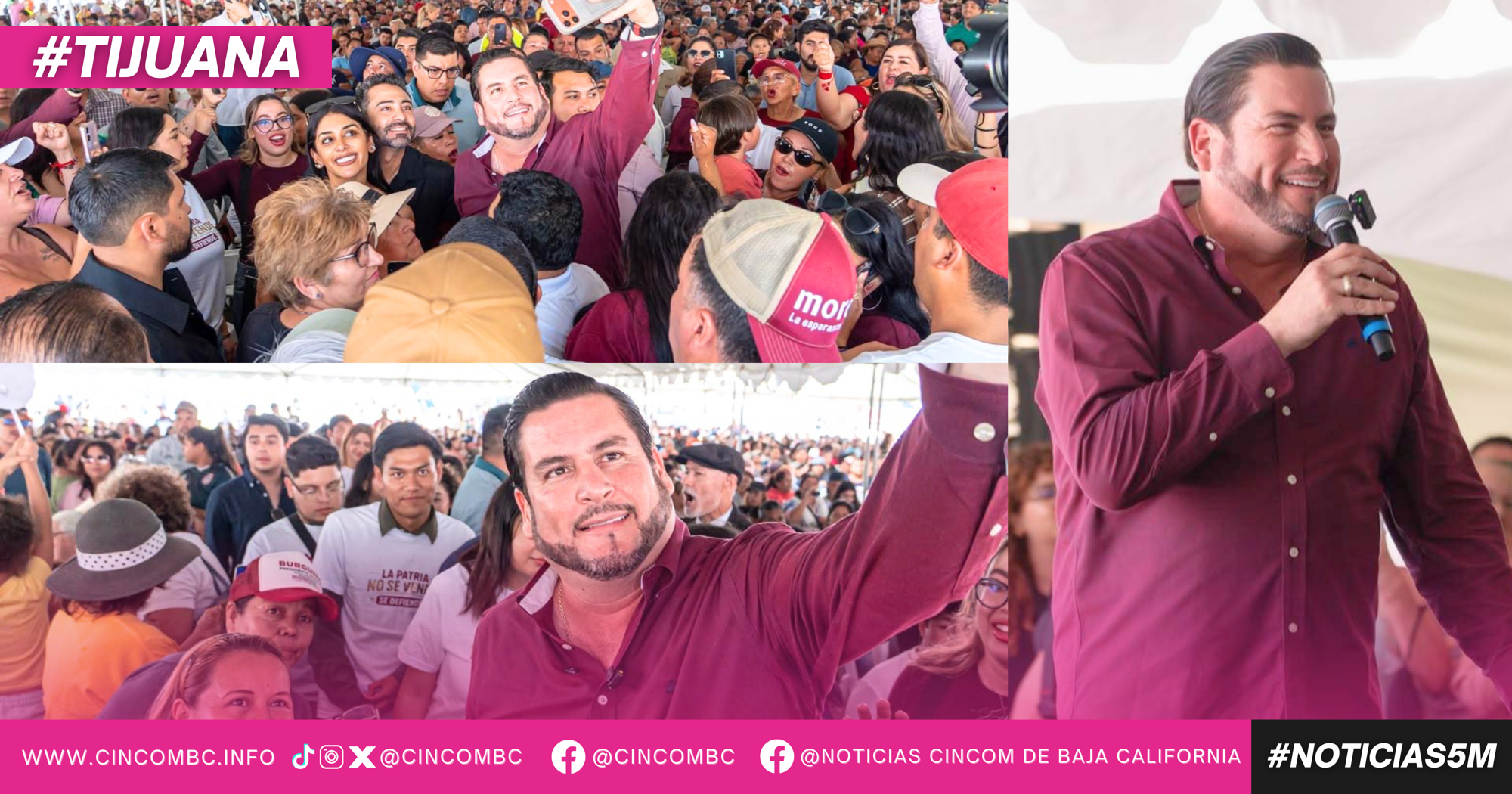 Ismael Burgueño encabeza primer Asamblea masiva en defensa de la Transformación y la soberanía en Tijuana