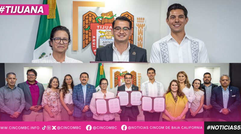 Suscribe presidente municipal de Tijuana convenio con Tecate y Playas de Rosarito para la elaboración del Plan Estratégico Metropolitano 2026-2040