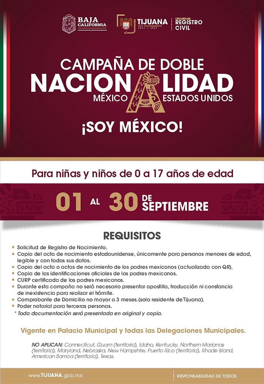 Invita XXV Ayuntamiento de Tijuana a aprovechar la Campaña ‘Soy México’