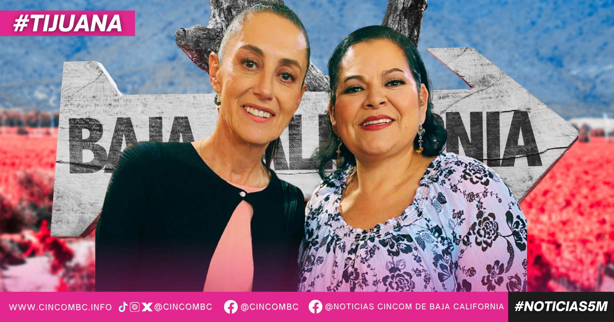 Bienvenida Presidenta Claudia Sheinbaum Pardo a Baja California: Eva Moreno