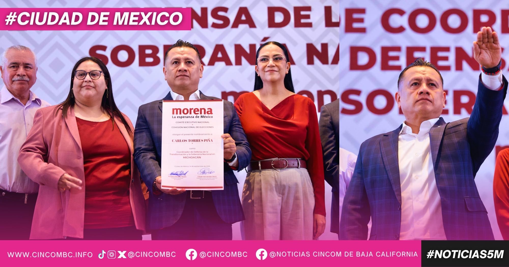 Será Carlos Torres Piña el próximo coordinador Estatal de Michoacán por Morena