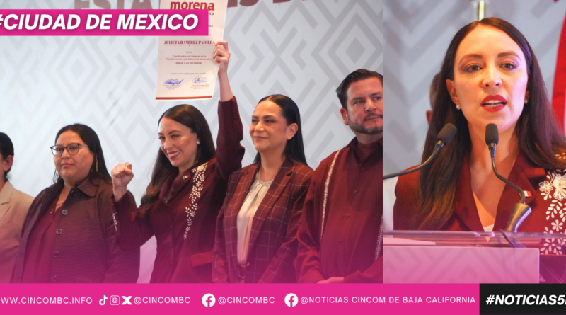 Julieta Ramírez Padilla será la coordinadora estatal de Morena en Baja California