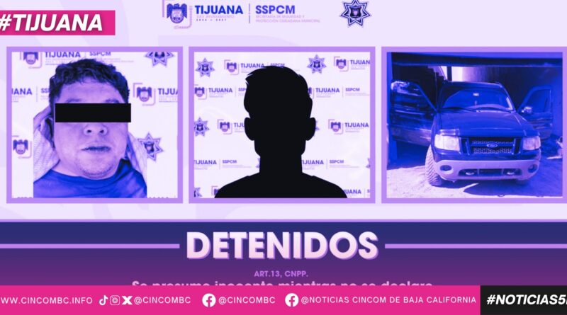 Detiene Policía Municipal a dos presuntos responsables del homicidio de dos mujeres