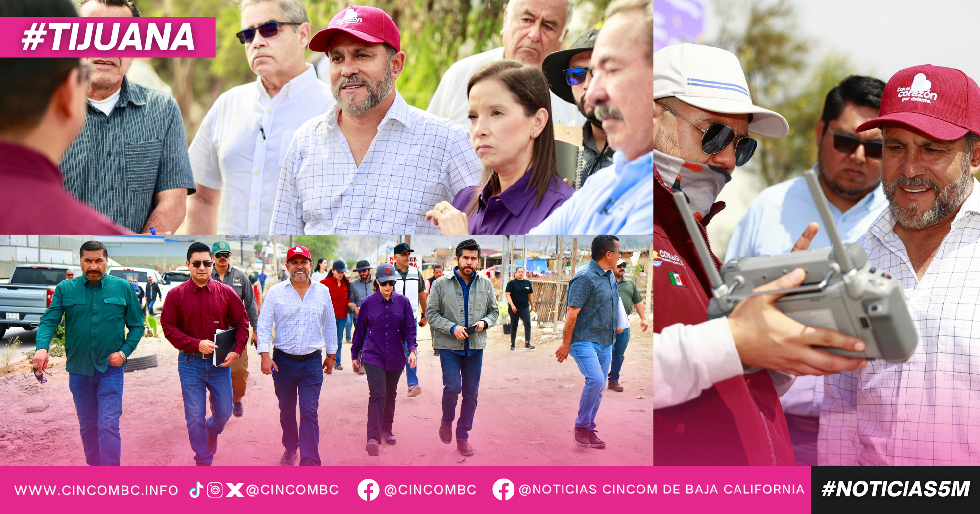 GESTIONA GOBERNADORA MARINA DEL PILAR ANTE CONAGUA LIMPIEZA DE LA CANALIZACIÓN DEL RÍO TIJUANA