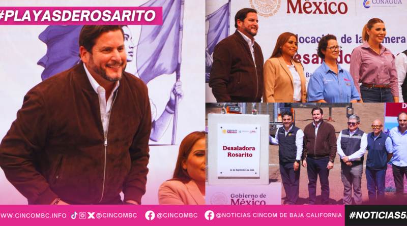 Atestigua Ismael Burgueño Ruiz colocación de primera piedra de Planta Desaladora en Playas de Rosarito