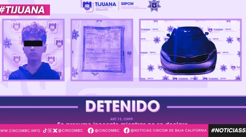 Aseguran oficiales municipales a un joven por presunto uso de documentos apócrifos