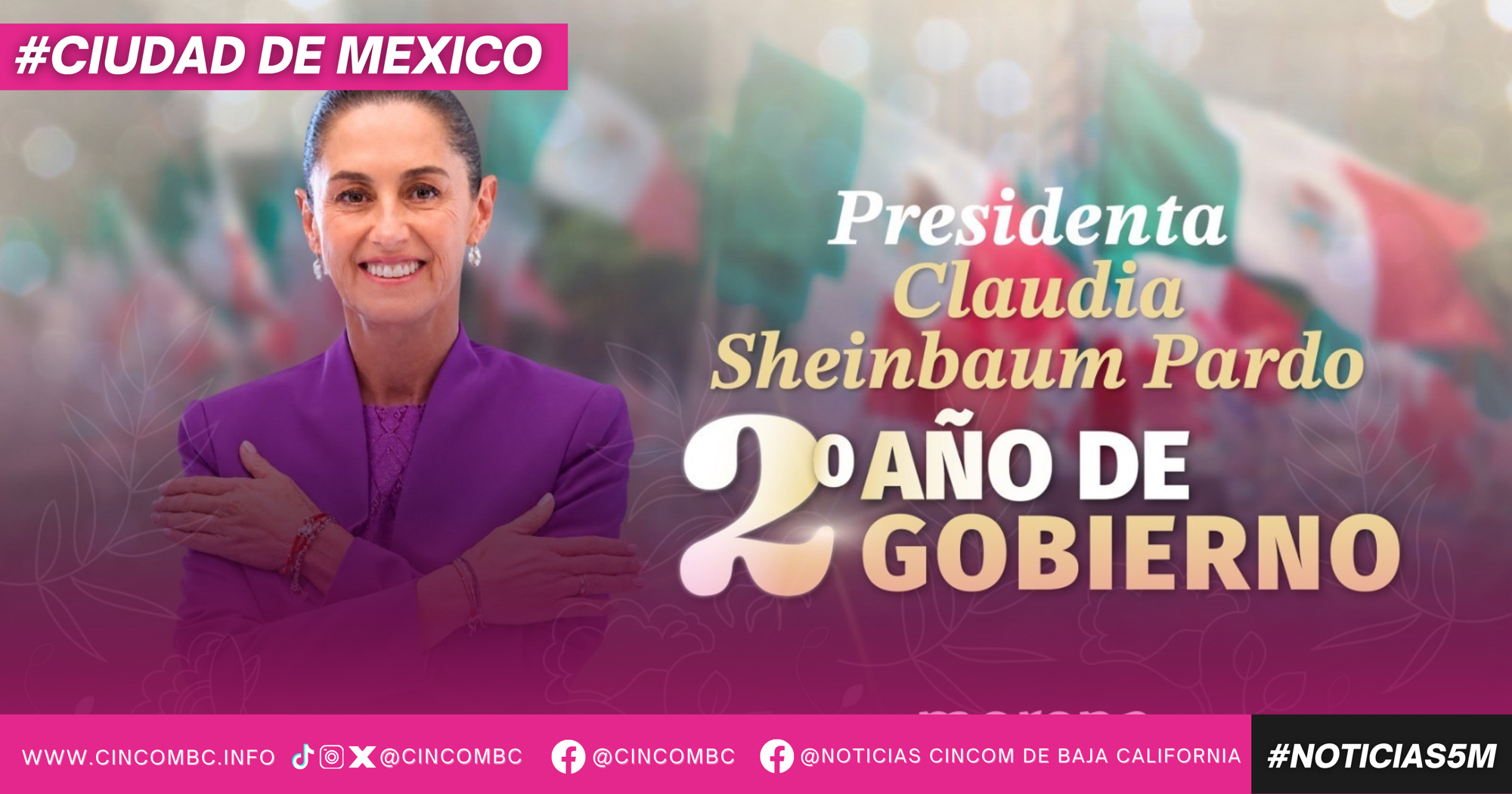 MORENA RESPALDA A LA PRESIDENTA CLAUDIA SHEINBAUM Y CELEBRA SU SEGUNDO INFORME DE GOBIERNO.CON EL PUEBLO, POR EL PUEBLO Y PARA EL PUEBLO