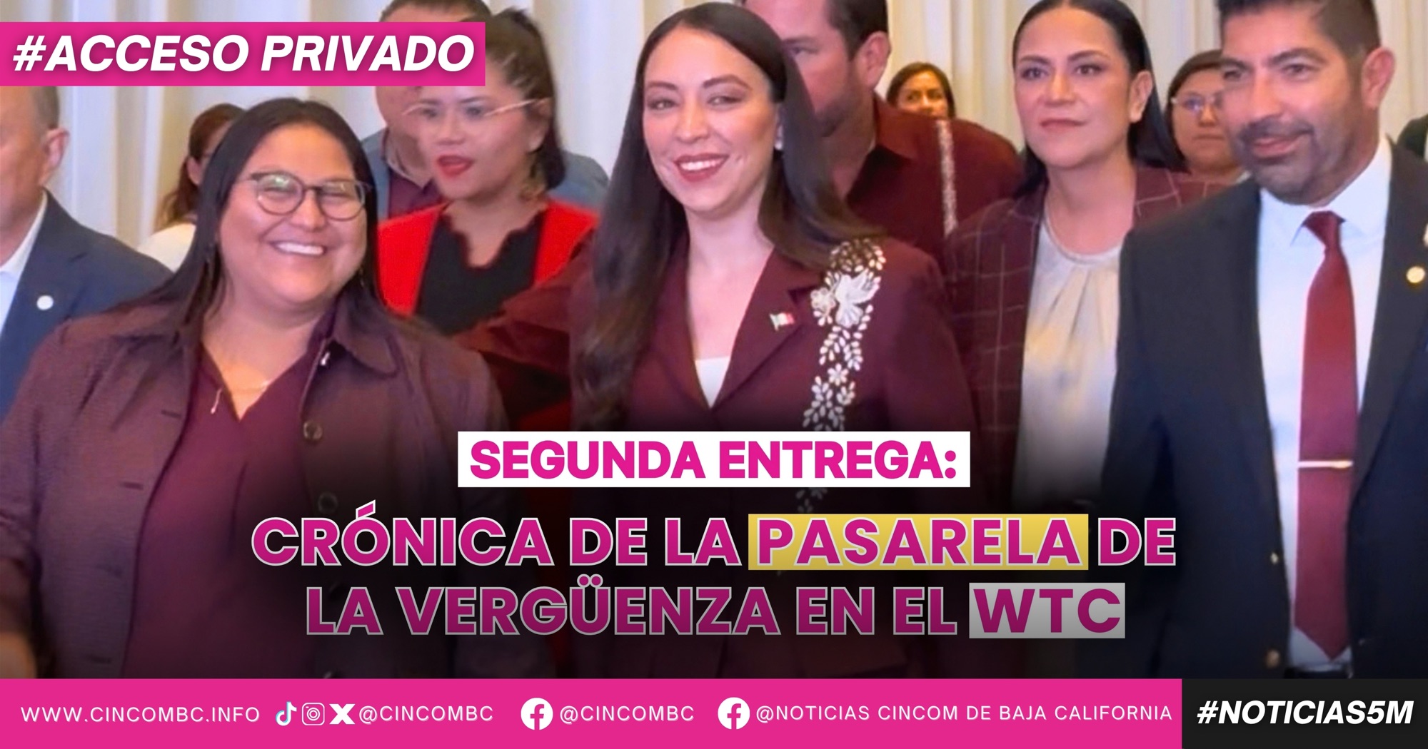 SEGUNDA ENTREGA: CRÓNICA DE LA PASARELA DE LA VERGÜENZA EN EL WTC