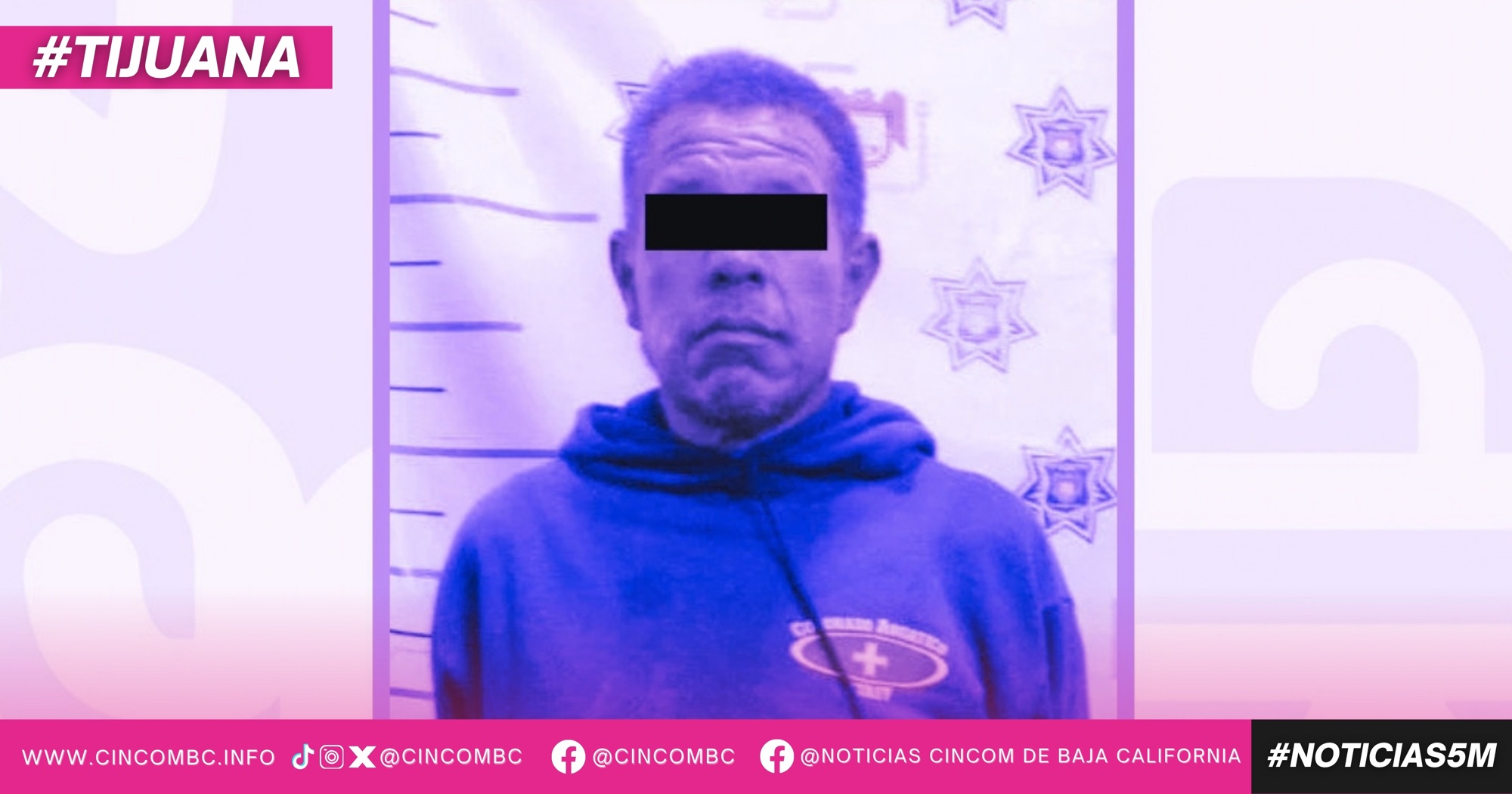 Aseguran elementos de la Policía Municipal de Tijuana a un hombre por presunta privación ilegal de la libertad y lesiones