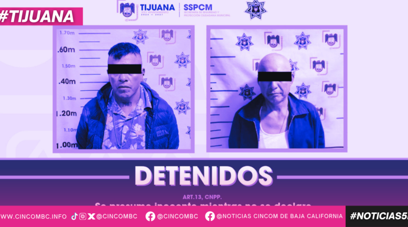 Arrestan oficiales de la SSPCM a dos hombres con órdenes de aprehensión activas por distintos delitos