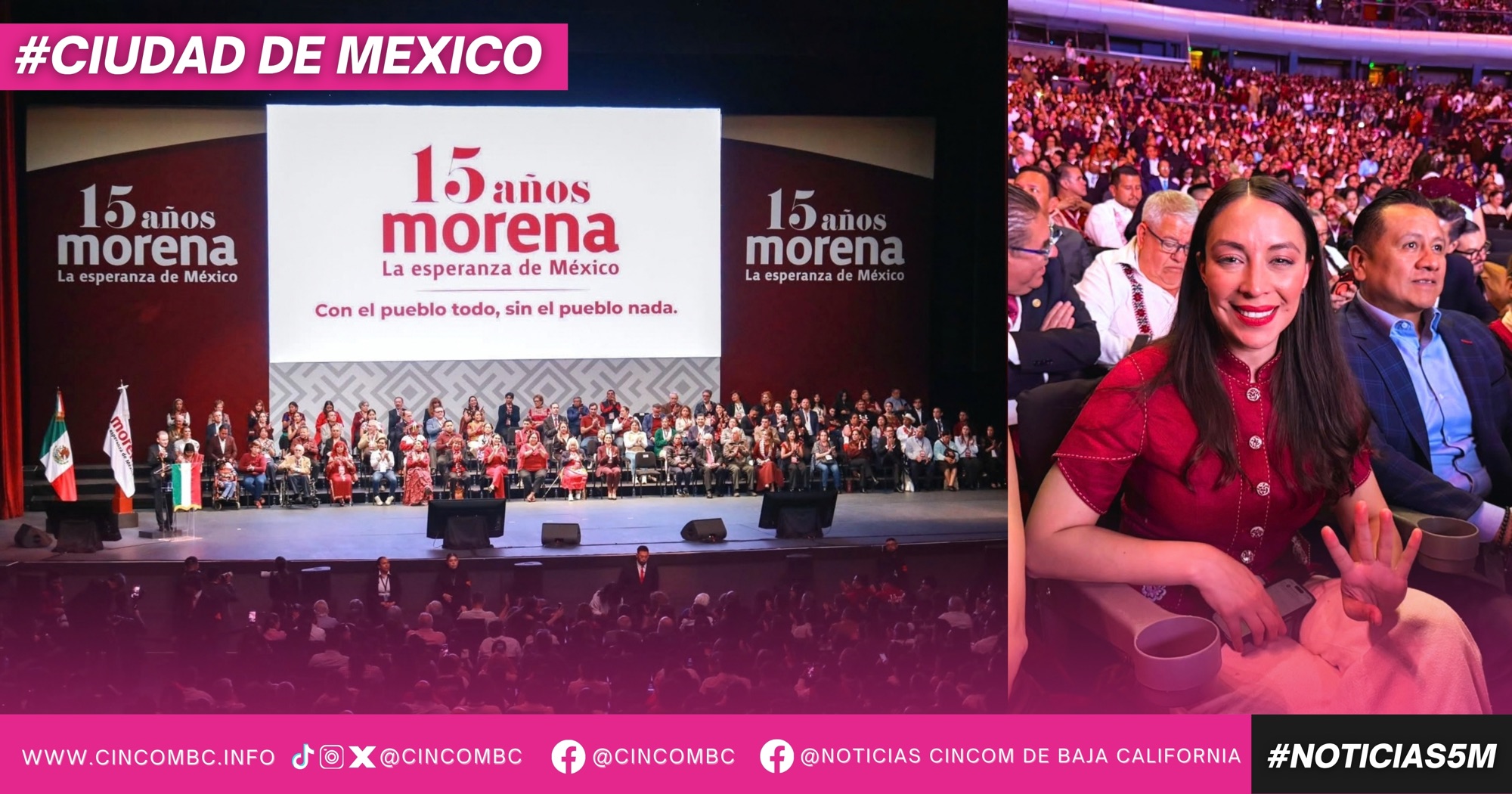 MORENA CUMPLE 15 AÑOS DE LUCHA Y VAMOS POR UN NUEVO CAPÍTULO EN BC: JULIETA RAMÍREZ