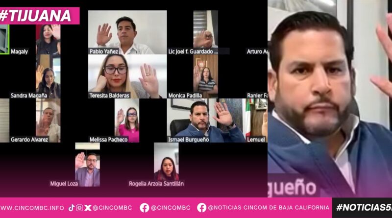 Aprueba Cabildo de Tijuana realización de Sesión Solemne para el Segundo Informe de Ismael Burgueño