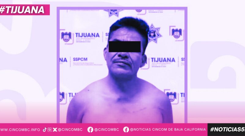 Aseguran elementos de la SSPCM a un hombre señalado por violentar a una mujer y a sus vecinos