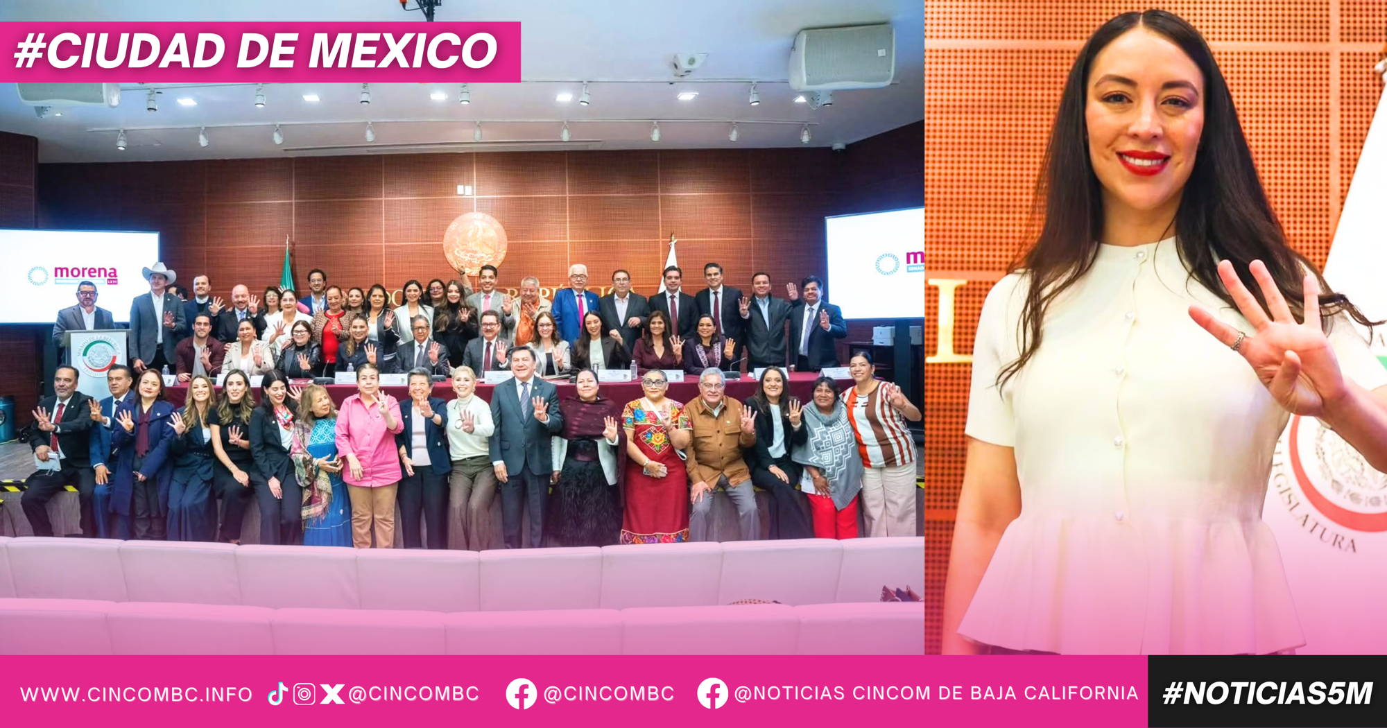 MORENA REÚNE A SUS LIDERAZGOS EN EL SENADO; RESPALDAN A COORDINADORES ESTATALES