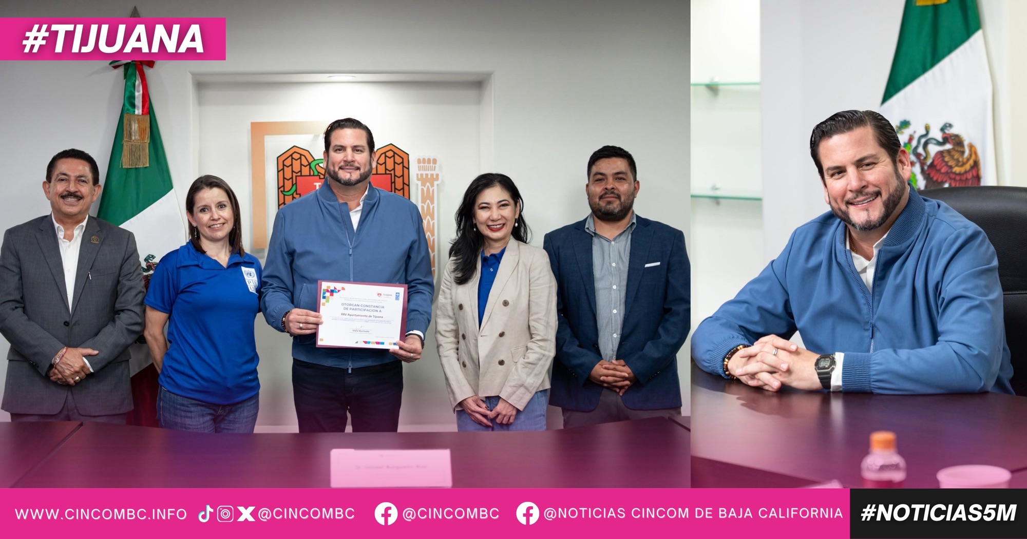 Recibe Ismael Burgueño a representante del Programa de las Naciones Unidas para el Desarrollo en México
