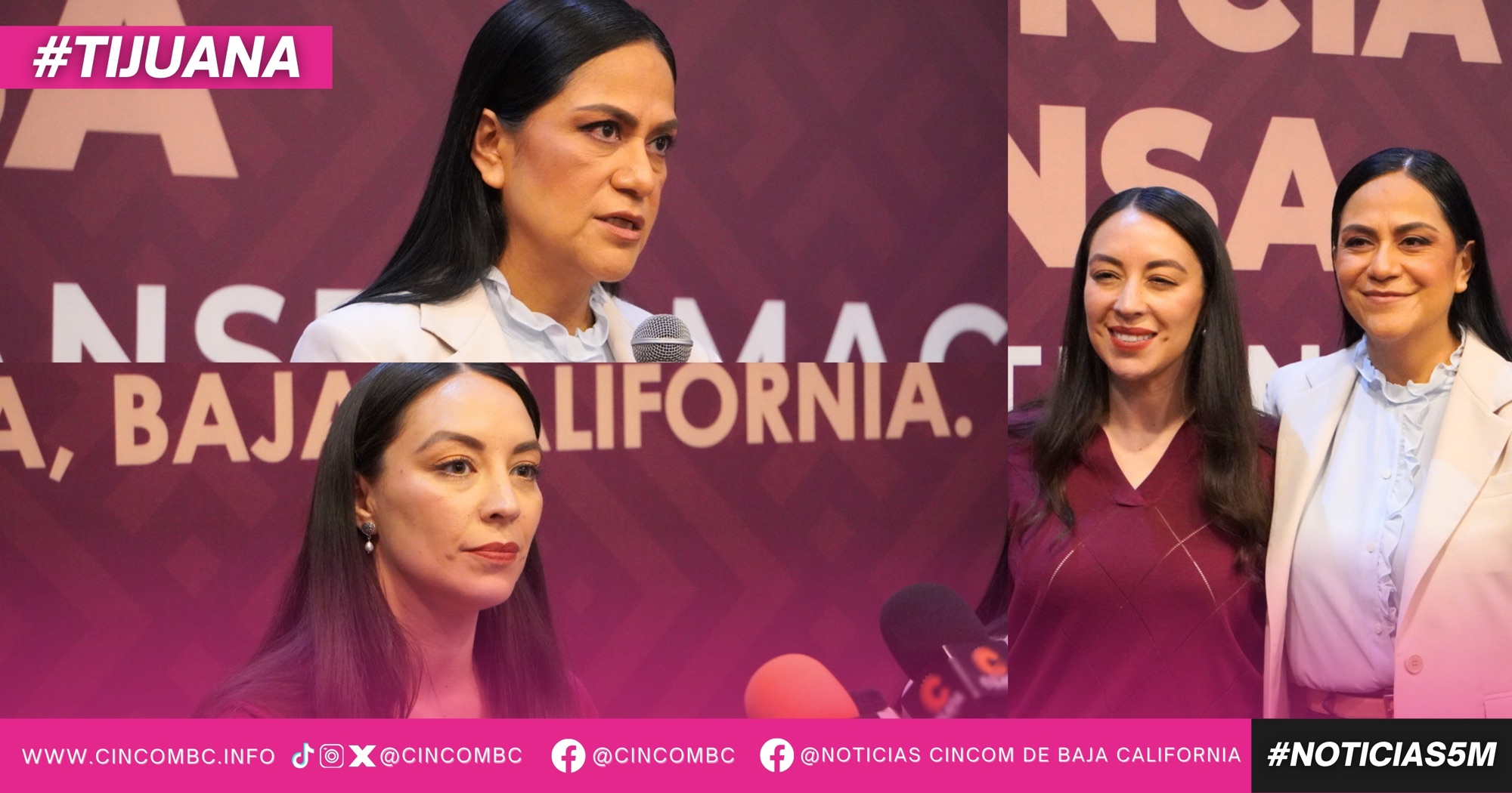 Ariadna Montiel Reyes y Julieta Ramírez Padilla fortalecen el trabajo cercano con el pueblo de Baja California para defender la transformación