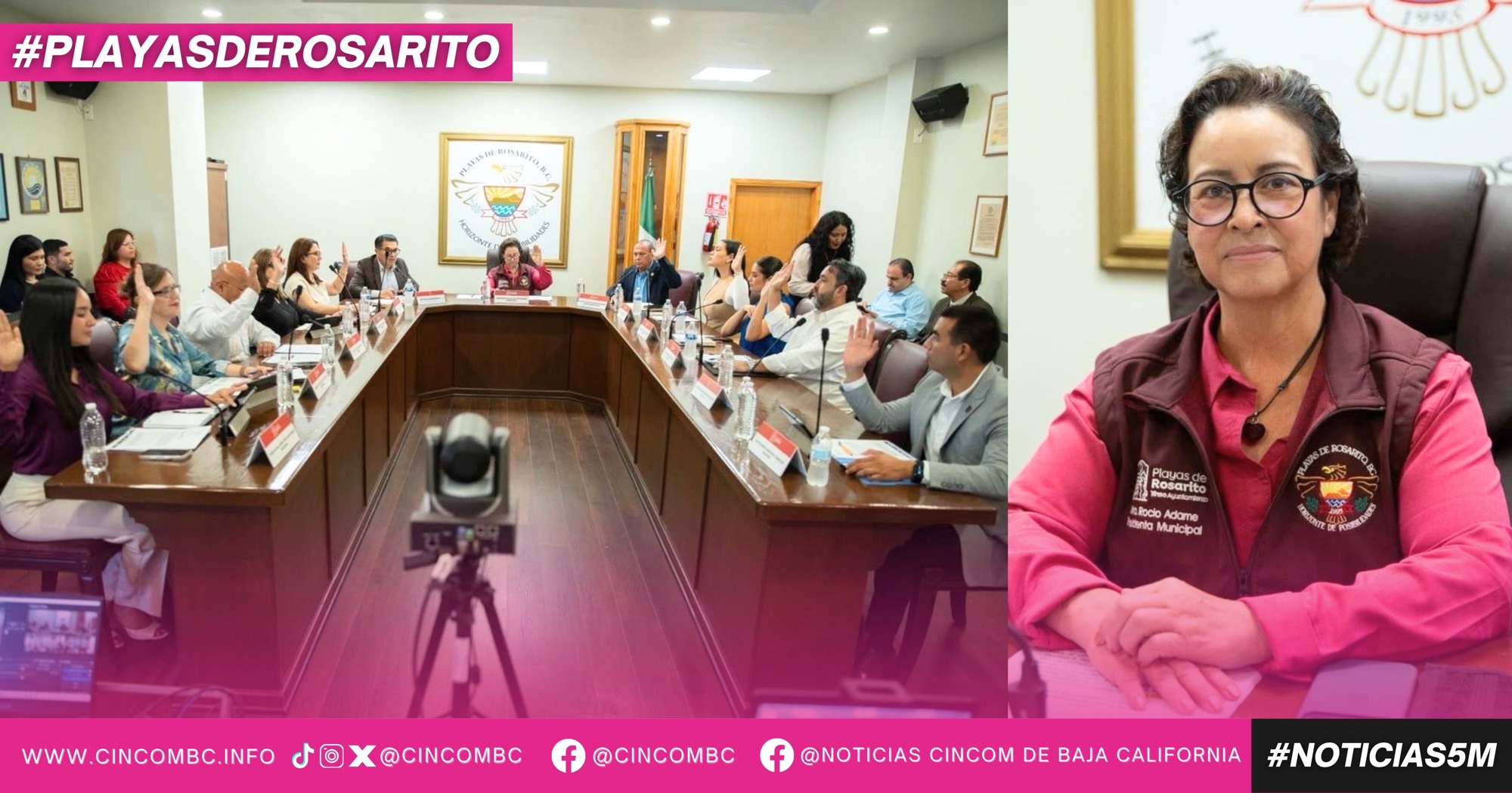 Cabildo de Playas de Rosarito avala acuerdos para fortalecer la gestión municipal