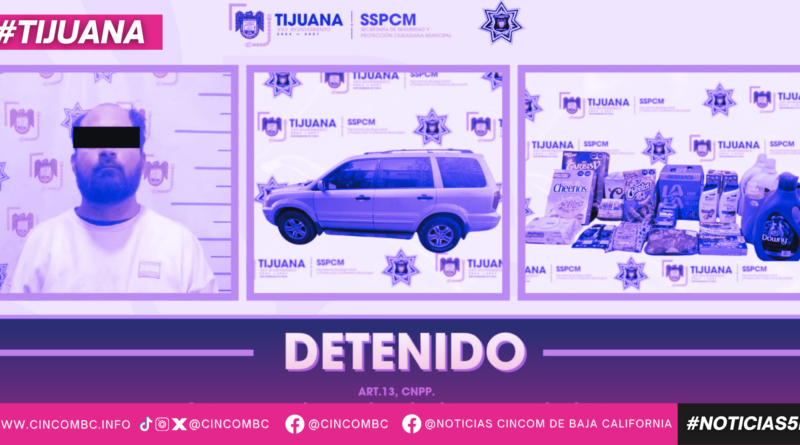 Arrestan agentes de la SSPCM a un hombre por su presunta participación en robo con violencia a comercio y lesiones