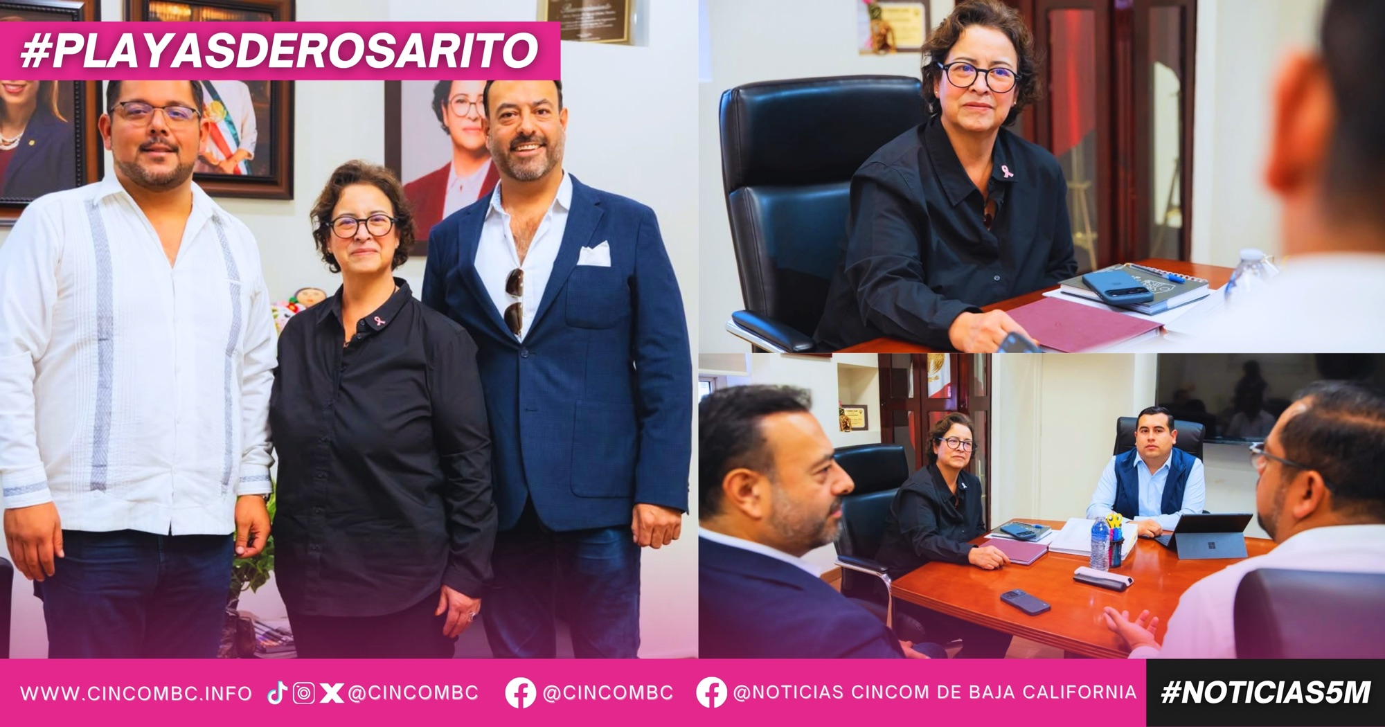 Fortalece Presidenta Rocio Adame Muñoz diálogo y colaboración institucional con la Secretaría de Gobernación en Baja California