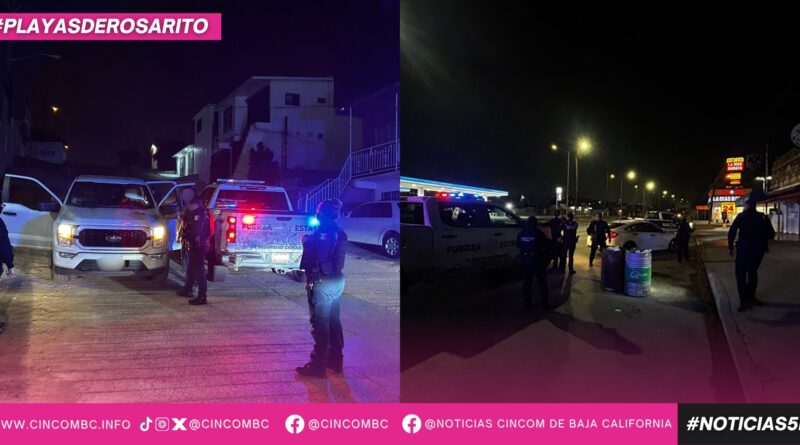 Secretaría de Seguridad Ciudadana refuerza la vigilancia preventiva mediante operativos coordinados en distintas colonias de Rosarito Secretaría de Seguridad Ciudadana refuerza la vigilancia preventiva mediante operativos coordinados en distintas colonias de Rosarito