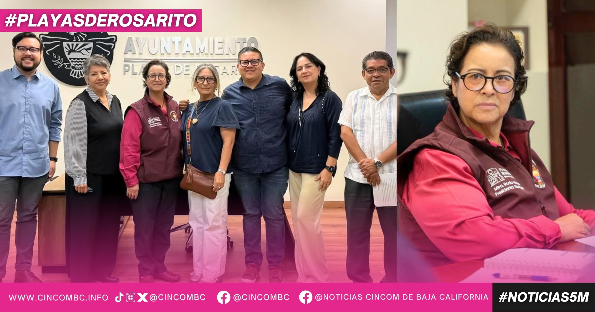 Presidenta Rocio Adame Muñoz fortalece diálogo con la Comisión Municipal de Preservación del Patrimonio Cultural de Playas de Rosarito