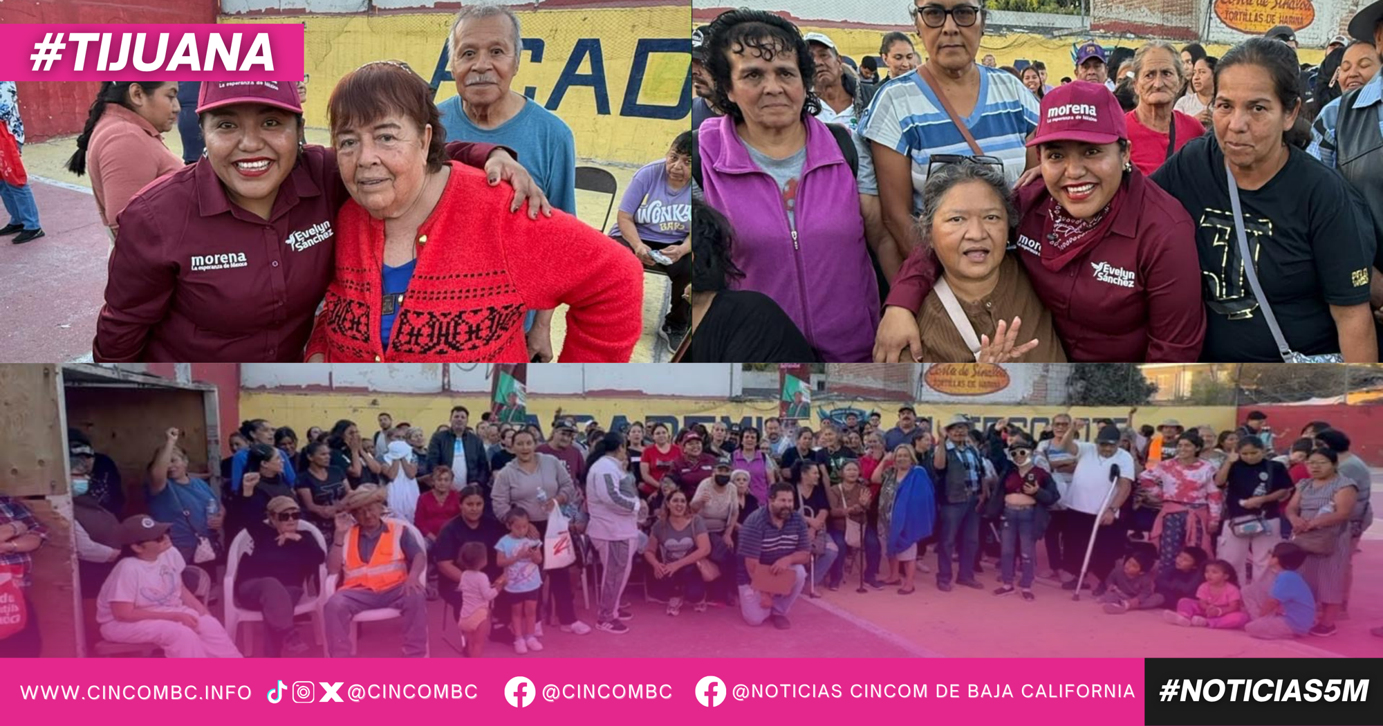 ASEGURA EVELYN SÁNCHEZ QUE TIJUANA SE CONTRUYE DESDE CADA CALLE Y CADA COLONIA QUE VISITA DURANTE SUS RECORRIDOS TERRITORIALES